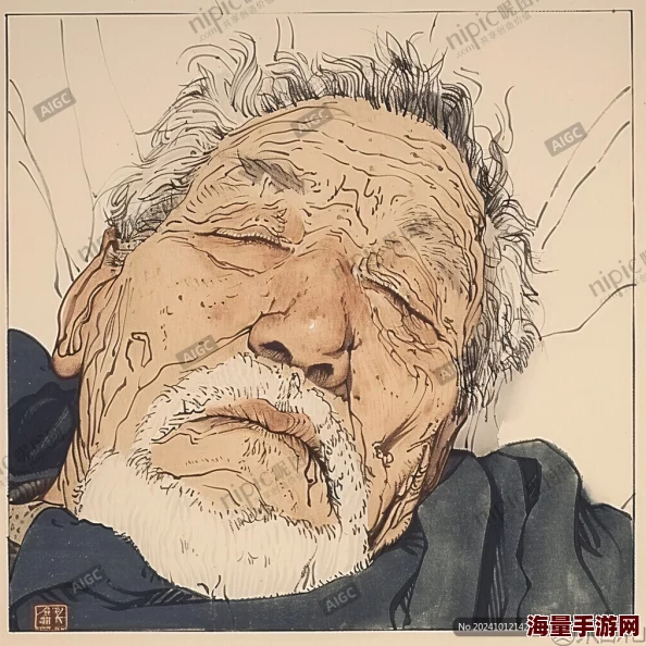 chineseold白毛老头小便漫画家用画笔描绘梦想与希望传递快乐与勇气