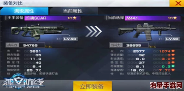 惊喜揭秘！独立防线M4A1实战强度如何？全面解析M4A1顶级属性与隐藏技能