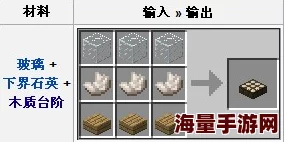 2024最新我的世界阳光传感器制作合成全攻略一览