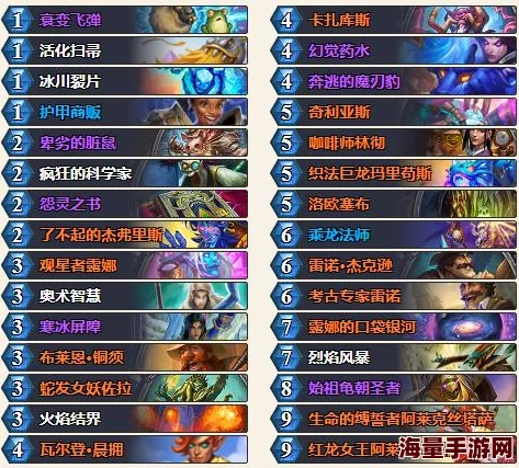 炉石传说平衡调整新动向：天梯狂野模式热门卡组推荐榜