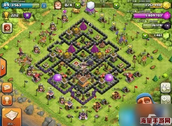 2024热门部落冲突COC8本高效集火部落战阵型推荐攻略