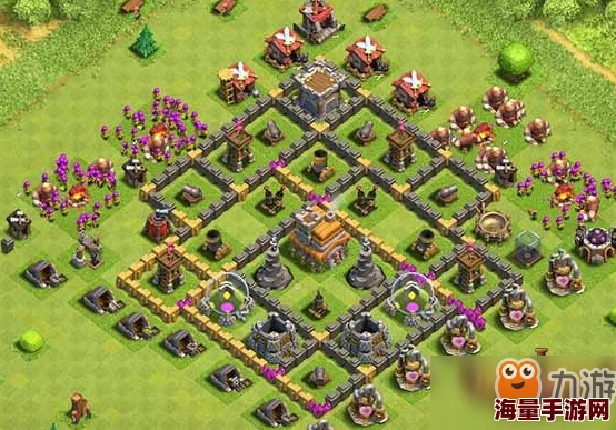 部落冲突2024热门7本日常防御攻略：极力分享顶级阵型布局