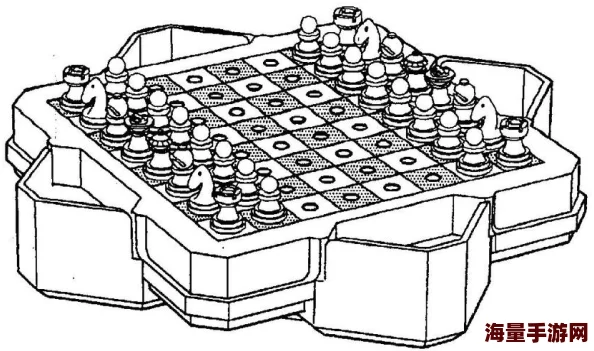 象棋器材简笔画教程，轻松绘制好看象棋图案